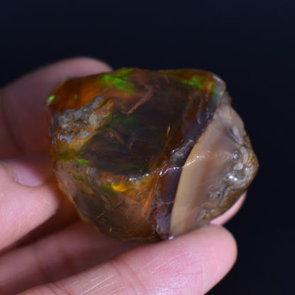 Ethiopian Crystal Opal Non Hydrophane Raw Specimen Rock - 216ct weight #10