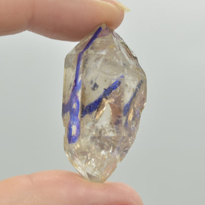 Fluid Inclusion / Enhydro Raw Quartz Point - 15.5 grams - 1 Count