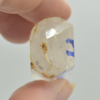 Fluid Inclusion / Enhydro Raw Quartz Point - 29 grams - 1 Count