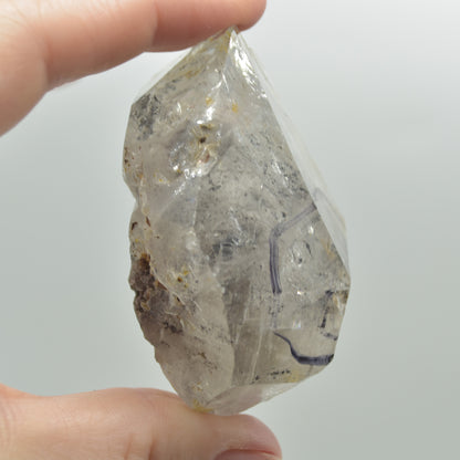 Fluid Inclusion / Enhydro Raw Quartz Point - 132 grams - 1 Count