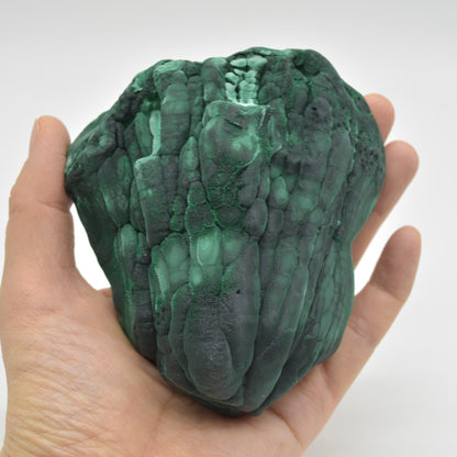 Yangchun Malachite Specimen - 719 grams - Botryoidal Malachite - Velvet Malachite - High Quality - #01