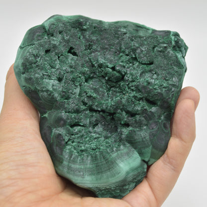 Yangchun Malachite Specimen - 719 grams - Botryoidal Malachite - Velvet Malachite - High Quality - #01
