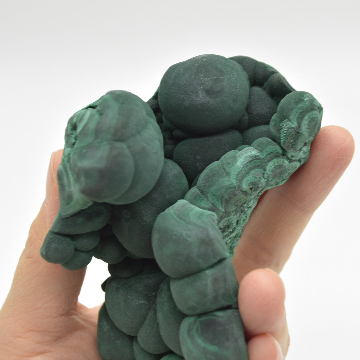 Yangchun Malachite Specimen - Botryoidal Malachite - Velvet Malachite - High Quality - 403 grams #03