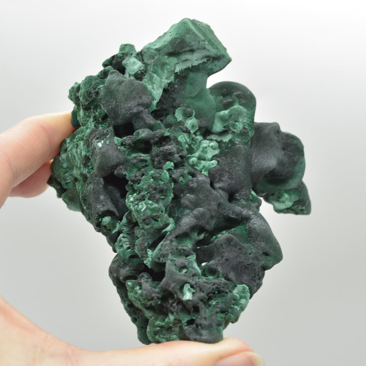 Raw Yangchun Malachite Specimen - Botryoidal Malachite - Velvet Malachite - Fibrous Malachite - 332 grams #09