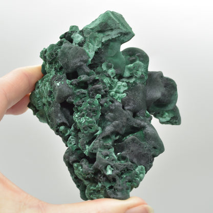 Raw Yangchun Malachite Specimen - Botryoidal Malachite - Velvet Malachite - Fibrous Malachite - 332 grams #09