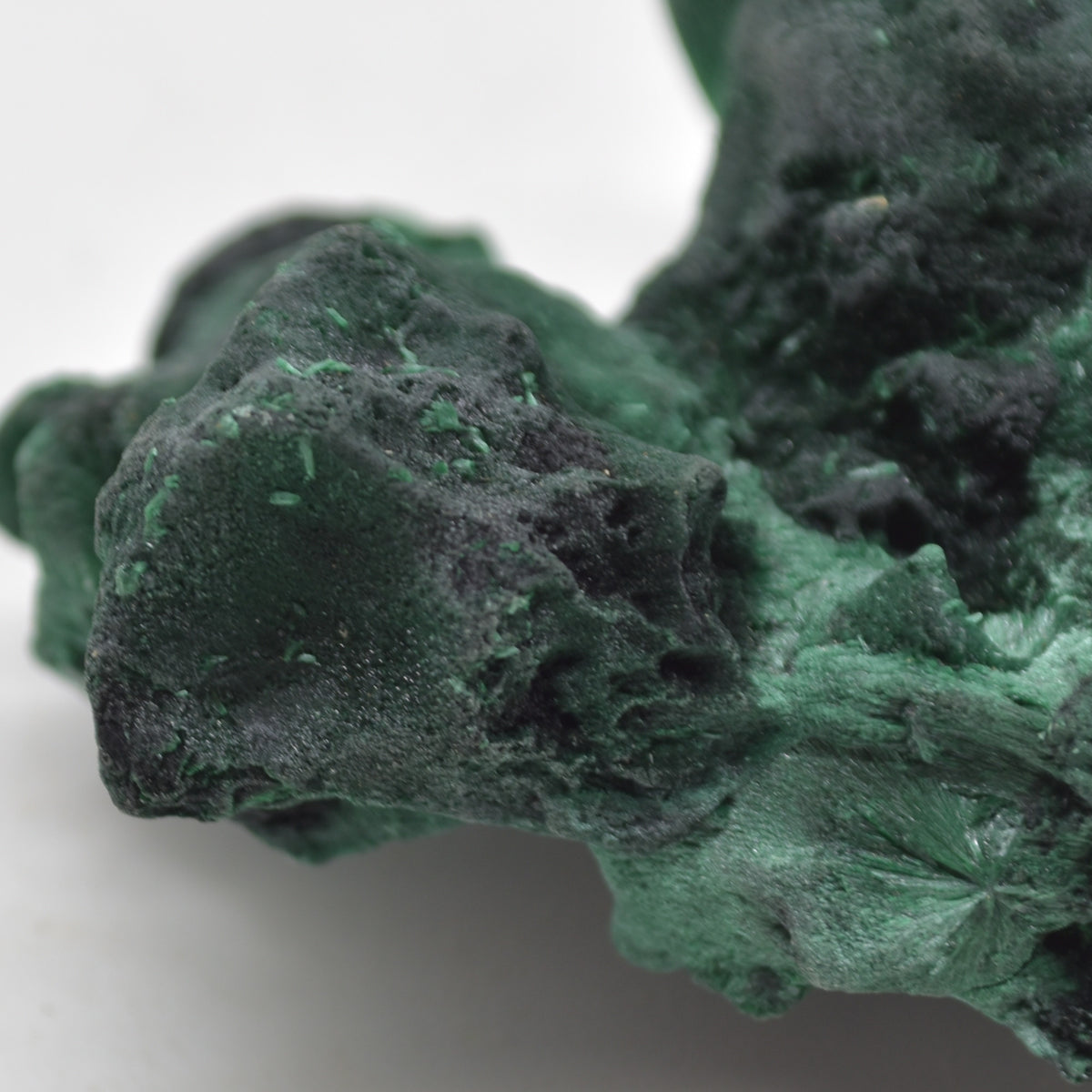 Raw Yangchun Malachite Specimen - Botryoidal Malachite - Velvet Malachite - Fibrous Malachite - 110 grams #14