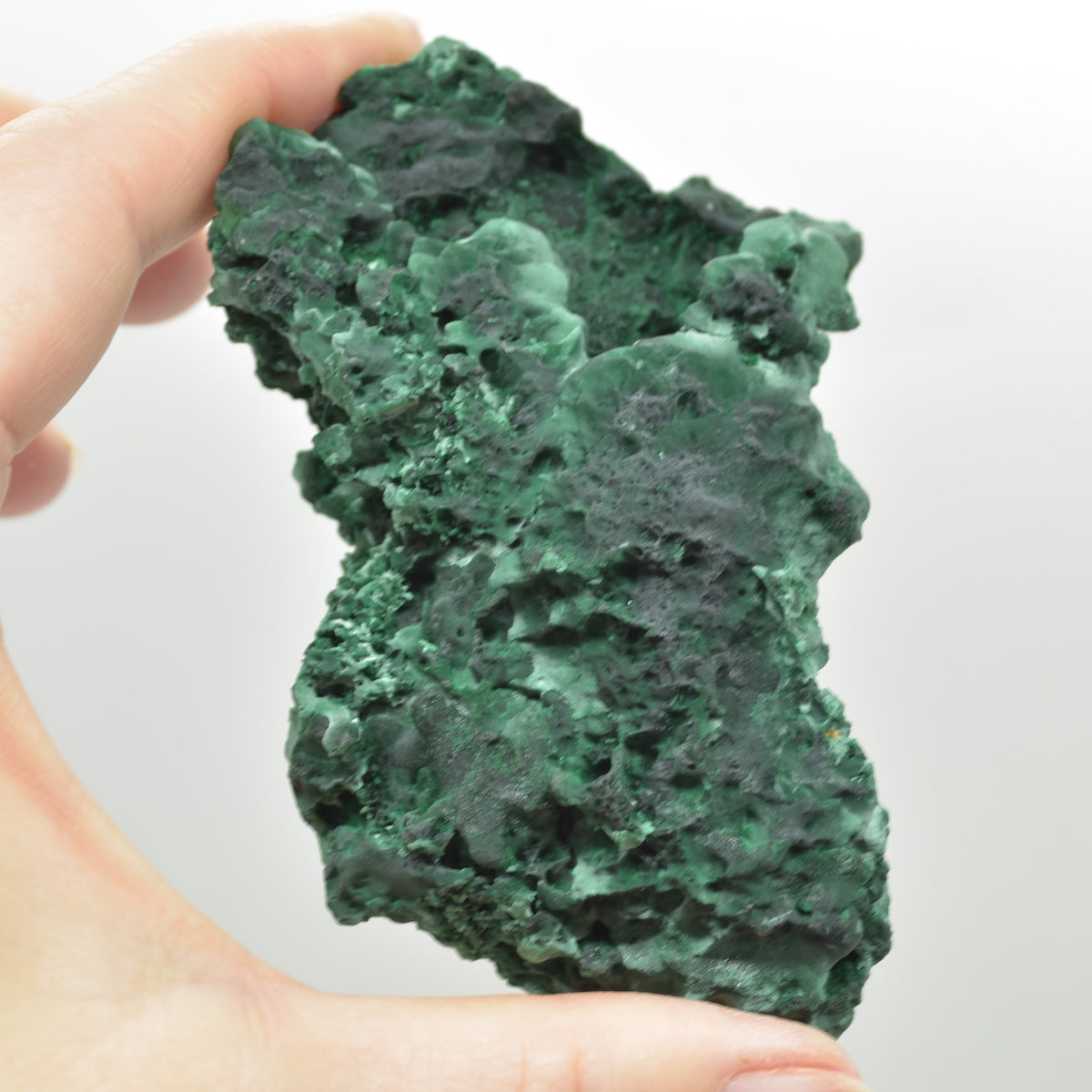 Raw Yangchun Malachite Specimen - Botryoidal Malachite - Velvet Malachite - Fibrous Malachite - 150 grams #16