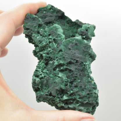 Raw Yangchun Malachite Specimen - Botryoidal Malachite - Velvet Malachite - Fibrous Malachite - 150 grams #16