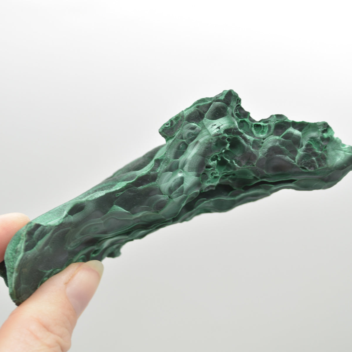 Raw Yangchun Malachite Specimen - Botryoidal Malachite - Velvet Malachite - Fibrous Malachite - 188 grams #18