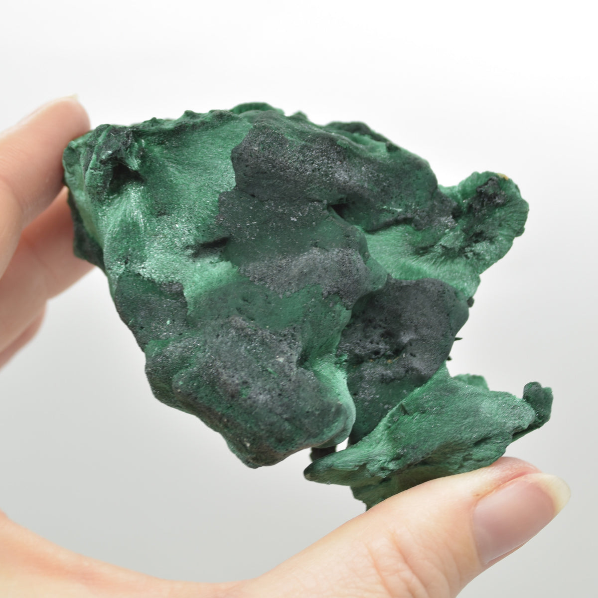 Raw Yangchun Malachite Specimen - Botryoidal Malachite - Velvet Malachite - Fibrous Malachite - 190 grams #19