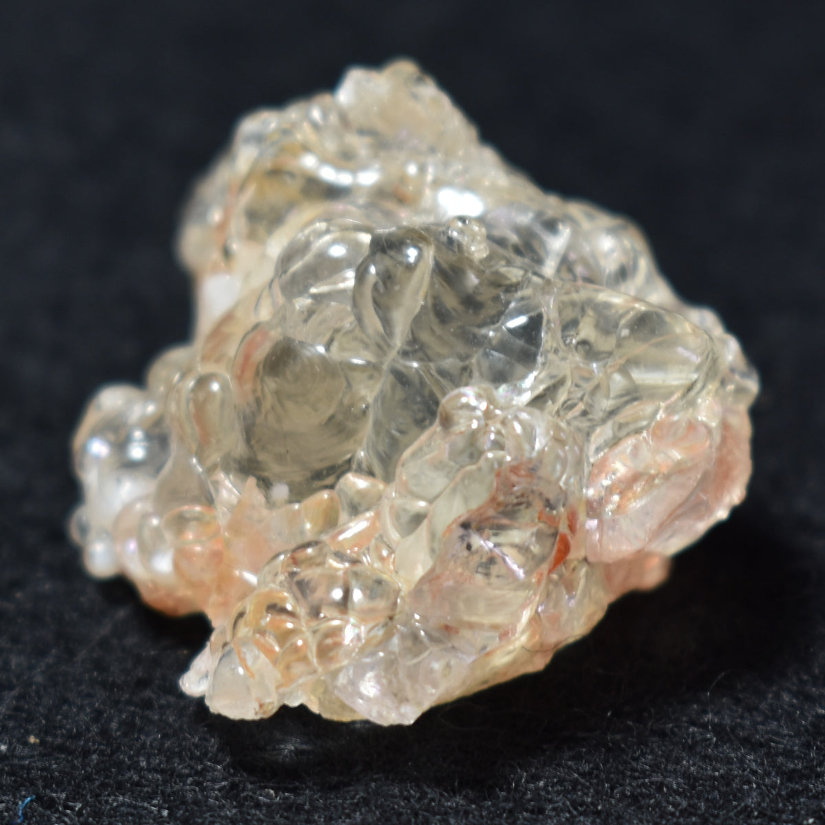Mexican Hyalite Opal Collector Grade Specimen Stone - UV Reactive Fluorescent - 16 grams #12