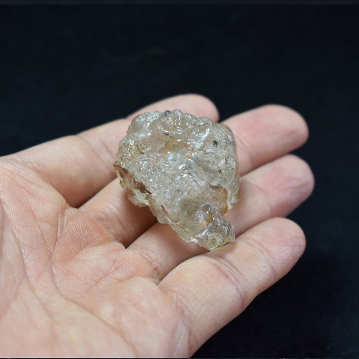 Mexican Hyalite Opal Collector Grade Specimen Stone - UV Reactive Fluorescent - 26 grams #26