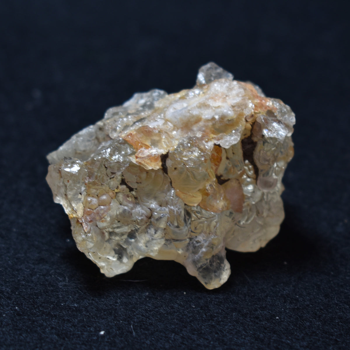 Large Mexican Hyalite Opal Collector Grade Specimen Stone - UV Reactive Fluorescent - 58 grams #34