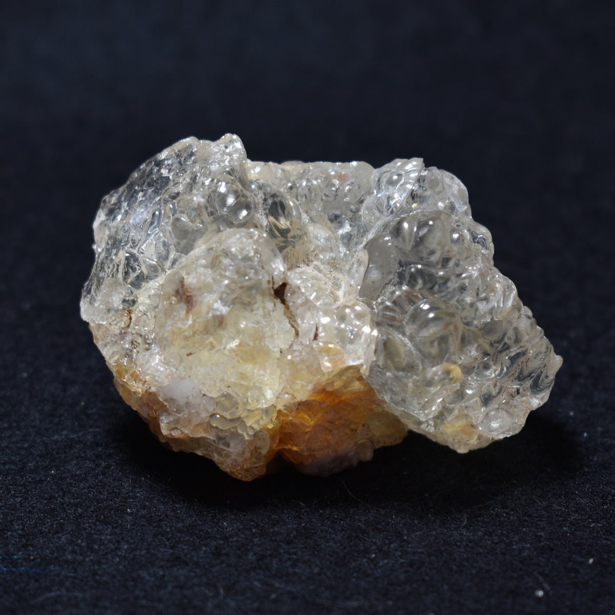Large Mexican Hyalite Opal Collector Grade Specimen Stone - UV Reactive Fluorescent - 64 grams #35