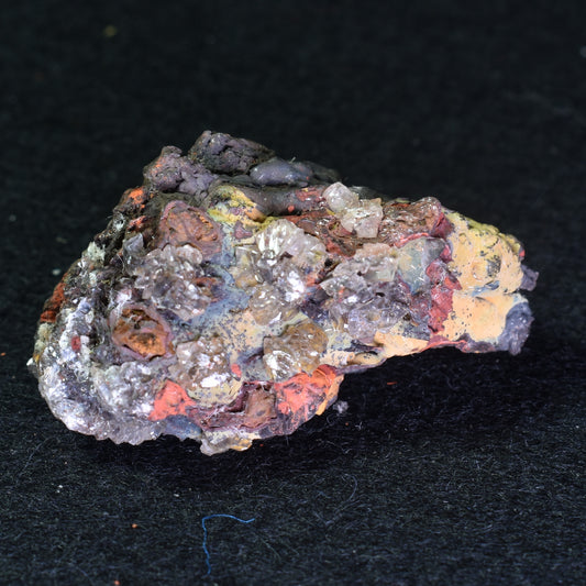 Raw Goethite, with Clear Quartz Crystals, Mineral Specimen from Mexico - 32 grams