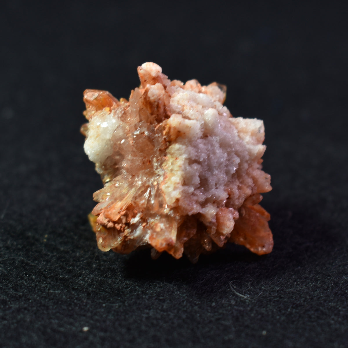 Creedite Crystal Cluster Specimen with Fluorite and Gearksutite from Navidad Mine, Durango Mexico - 15.4 grams #03