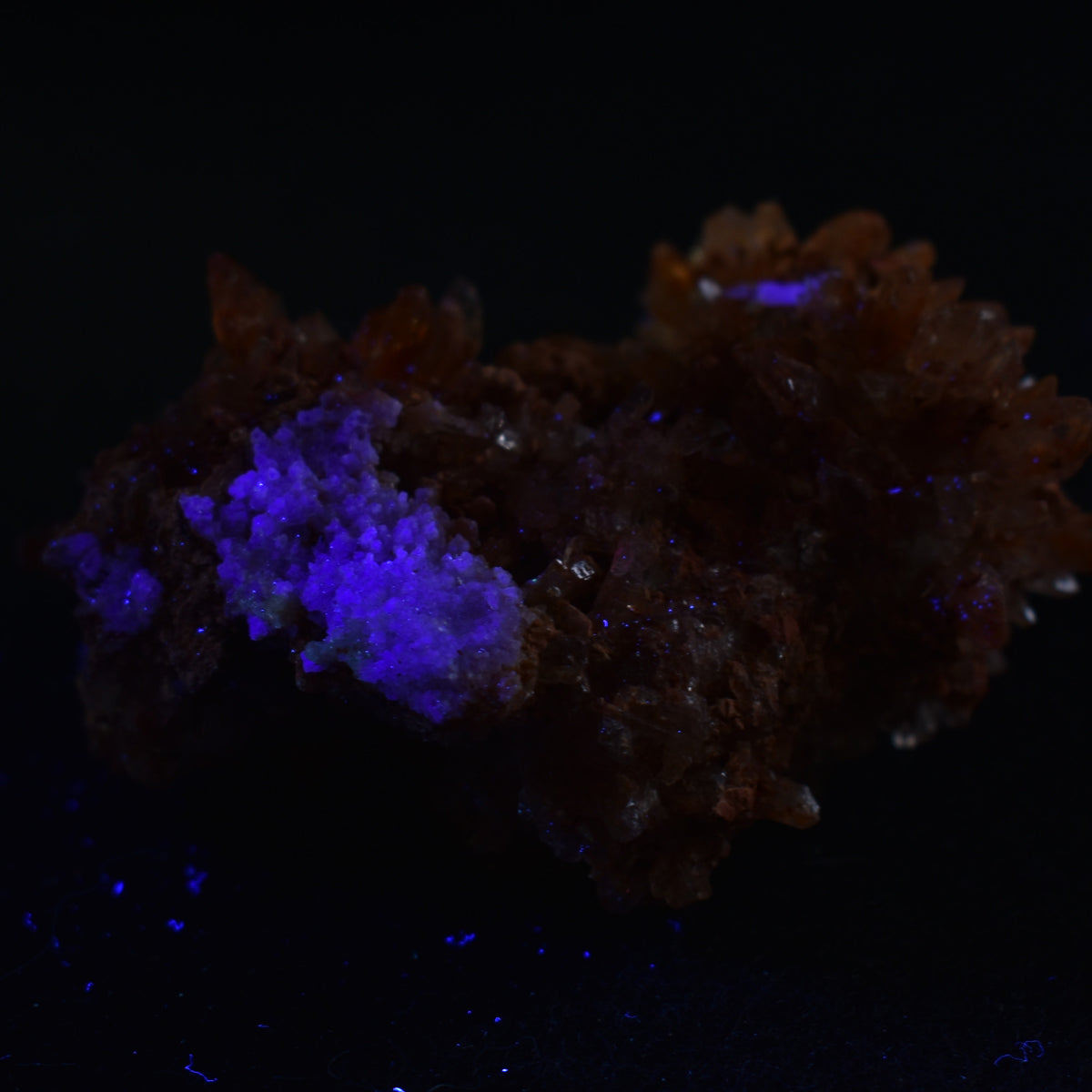 Creedite Crystal Cluster Specimen with Fluorite from Navidad Mine, Durango Mexico - 77 grams #06