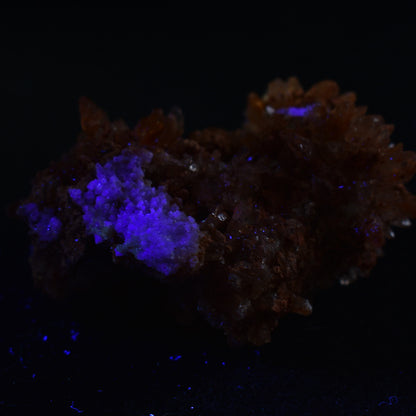 Creedite Crystal Cluster Specimen with Fluorite from Navidad Mine, Durango Mexico - 77 grams #06