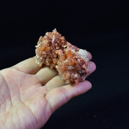 Creedite Crystal Cluster Specimen with Fluorite from Navidad Mine, Durango Mexico - 77 grams #06