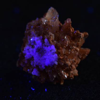 Creedite Crystal Cluster Specimen with Fluorite from Navidad Mine, Durango Mexico - 20 grams #21