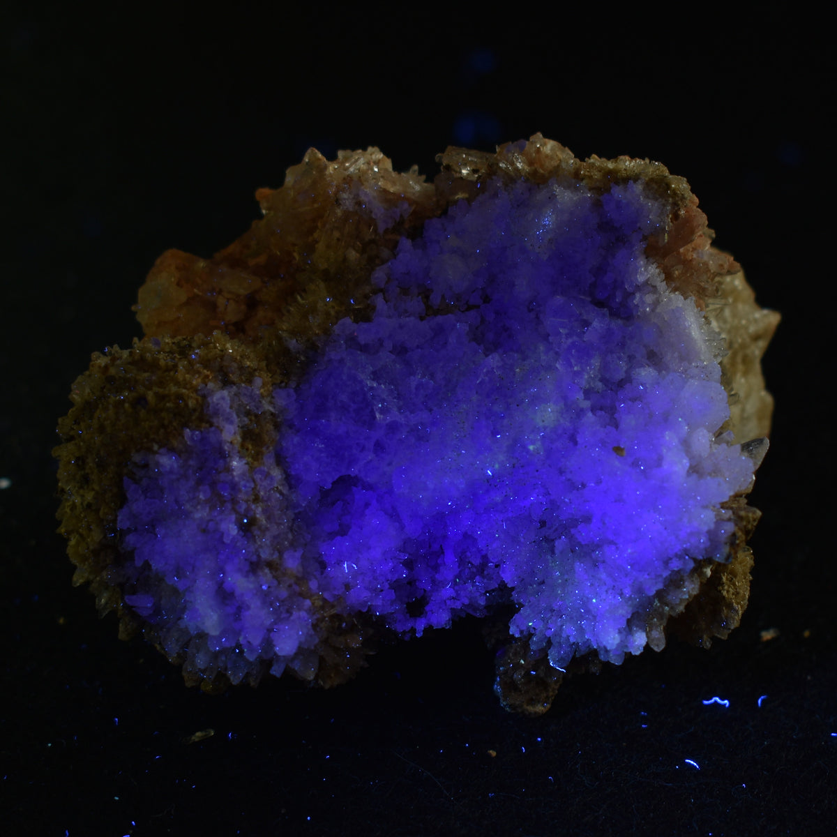 Large Creedite Crystal Cluster Specimen with Fluorite from Navidad Mine, Durango Mexico - 179 grams #34