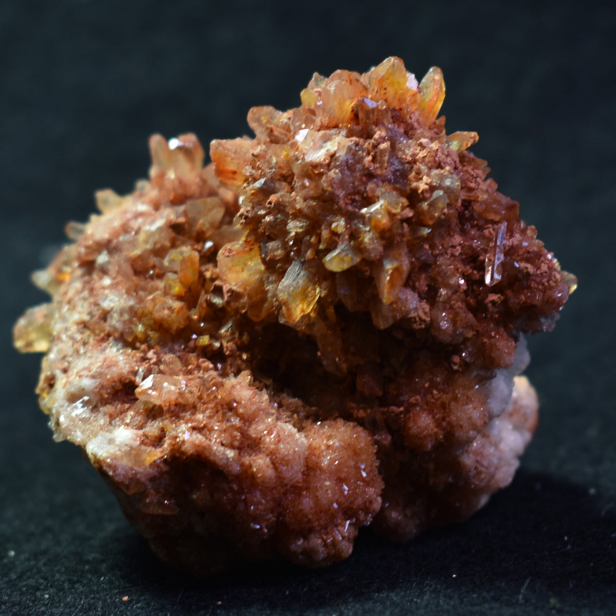 Large Creedite Crystal Cluster Specimen with Gearksutite from Navidad Mine, Durango Mexico - 127 grams #39