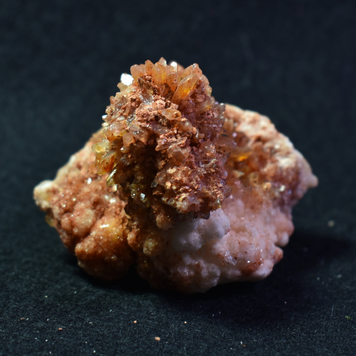 Large Creedite Crystal Cluster Specimen with Gearksutite from Navidad Mine, Durango Mexico - 127 grams #39