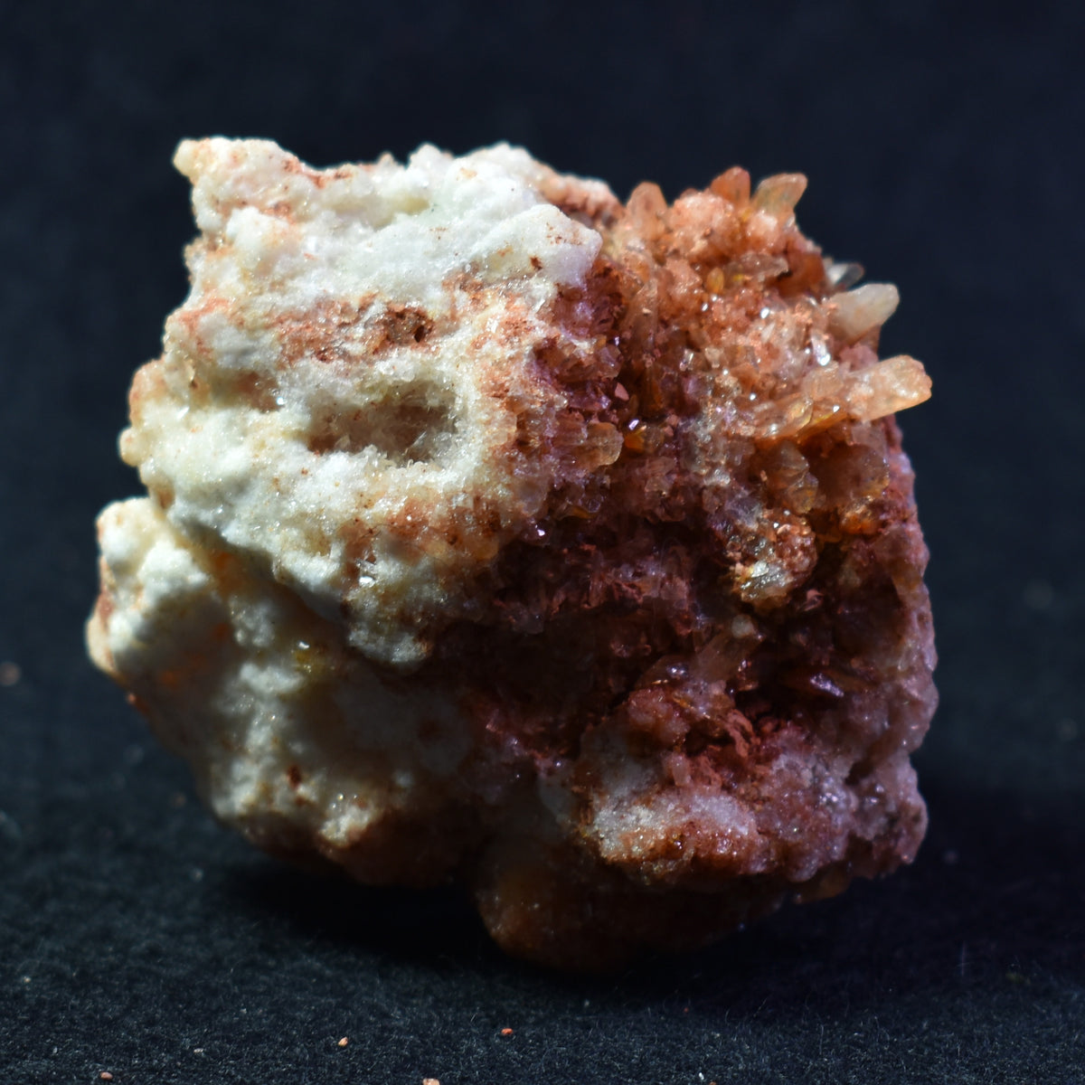 Large Creedite Crystal Cluster Specimen with Gearksutite from Navidad Mine, Durango Mexico - 127 grams #39