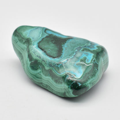 Malacolla Malachite Chrysocolla Polished Crystal Freeform from Congo - 194 grams - 1 Count - #03