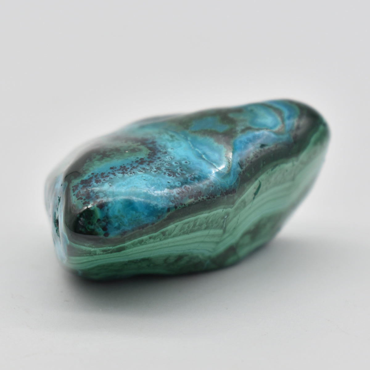 Malacolla Malachite Chrysocolla Polished Crystal Freeform from Congo - 100 grams - 1 Count - #07