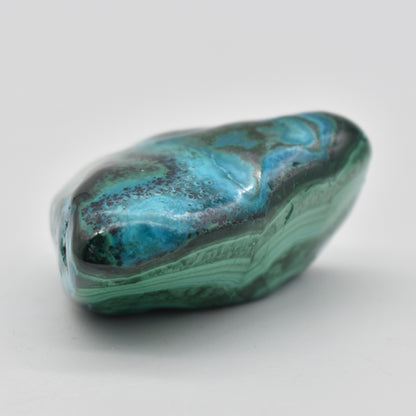 Malacolla Malachite Chrysocolla Polished Crystal Freeform from Congo - 100 grams - 1 Count - #07