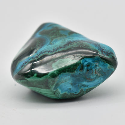 Malacolla Malachite Chrysocolla Polished Crystal Freeform from Congo - 100 grams - 1 Count - #07