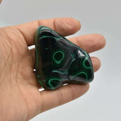 Malacolla Malachite Chrysocolla Polished Crystal Freeform from Congo - 126 grams - 1 Count - #08