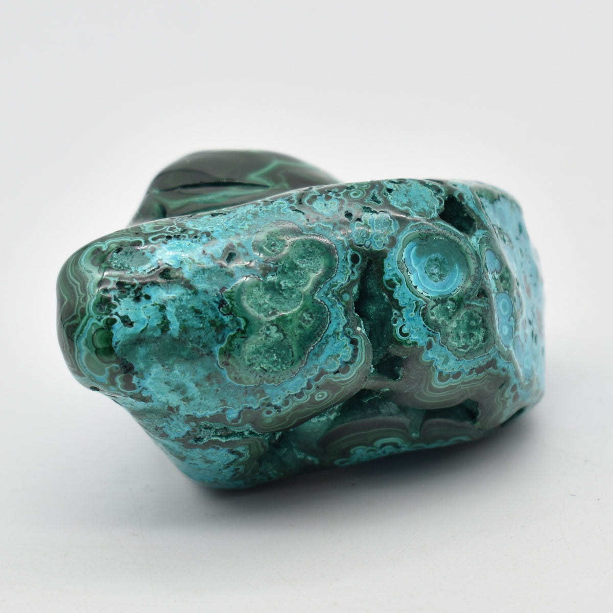 Malacolla Malachite Chrysocolla Polished Crystal Freeform from Congo - 360 grams - 1 Count - #15