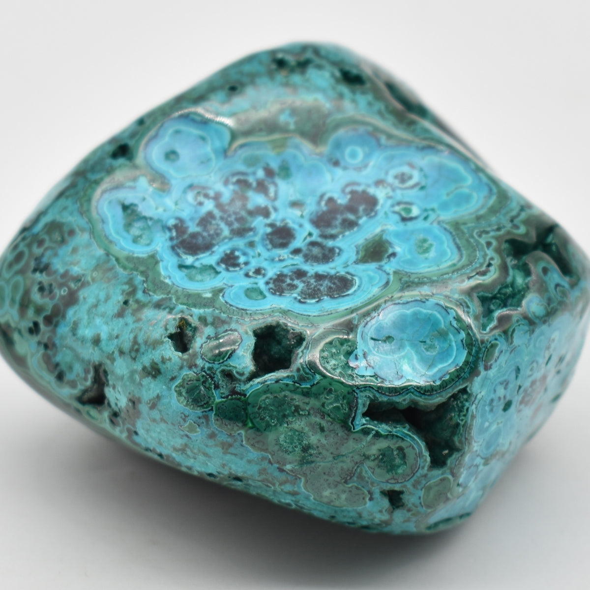 Malacolla Malachite Chrysocolla Polished Crystal Freeform from Congo - 360 grams - 1 Count - #15