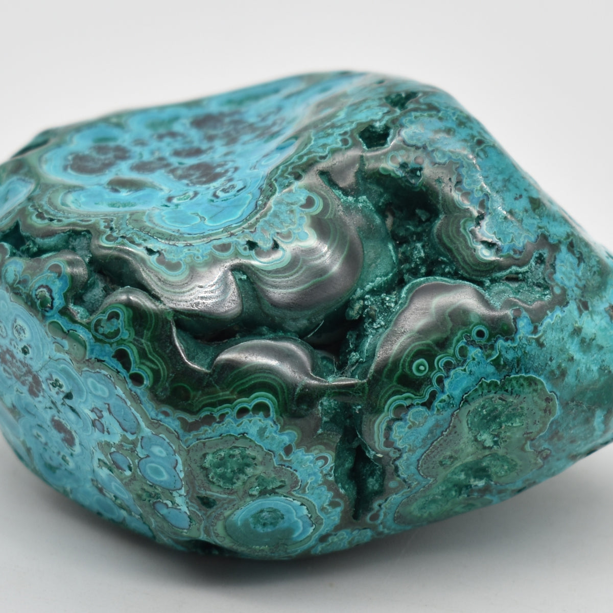 Malacolla Malachite Chrysocolla Polished Crystal Freeform from Congo - 360 grams - 1 Count - #15