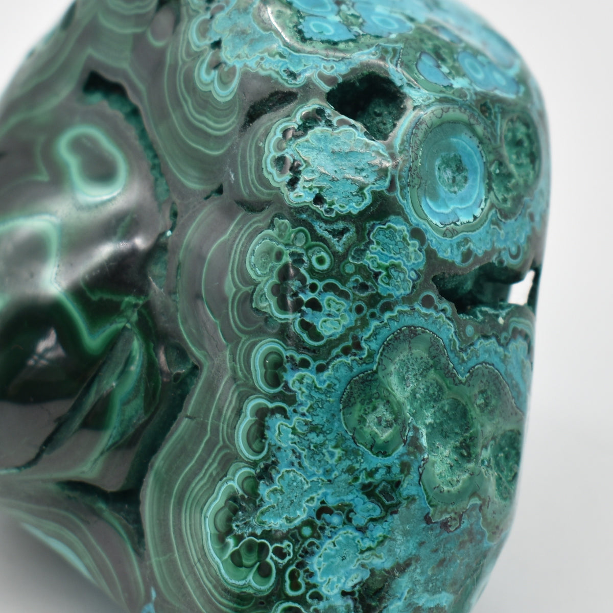 Malacolla Malachite Chrysocolla Polished Crystal Freeform from Congo - 360 grams - 1 Count - #15
