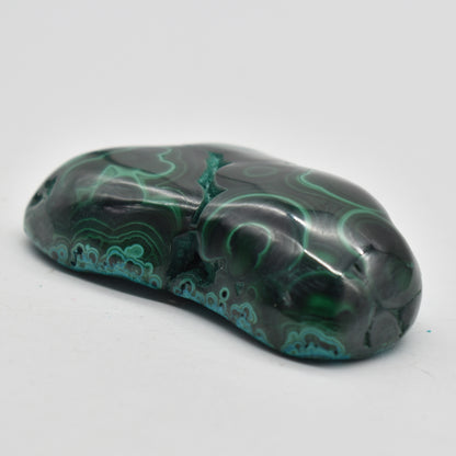 Malacolla Malachite Chrysocolla Polished Crystal Freeform from Congo - 125 grams - 1 Count - #18