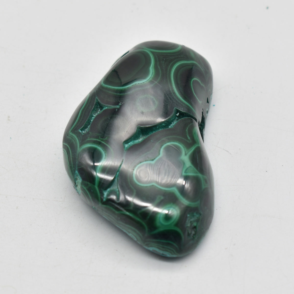 Malacolla Malachite Chrysocolla Polished Crystal Freeform from Congo - 125 grams - 1 Count - #18