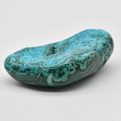 Malacolla Malachite Chrysocolla Polished Crystal Freeform from Congo - 125 grams - 1 Count - #18