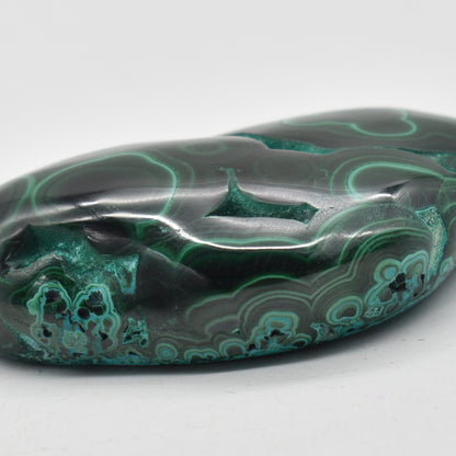 Malacolla Malachite Chrysocolla Polished Crystal Freeform from Congo - 125 grams - 1 Count - #18