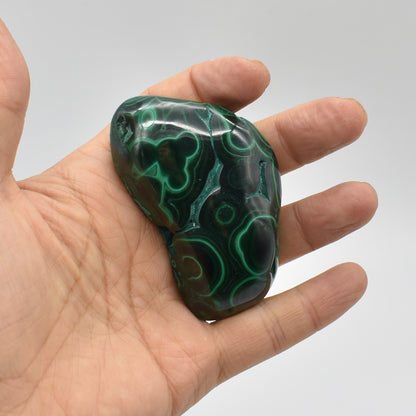 Malacolla Malachite Chrysocolla Polished Crystal Freeform from Congo - 125 grams - 1 Count - #18