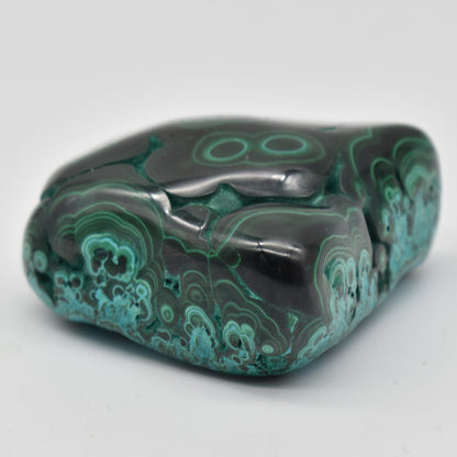 Malacolla Malachite Chrysocolla Polished Crystal Freeform from Congo - 187 grams - 1 Count - #23