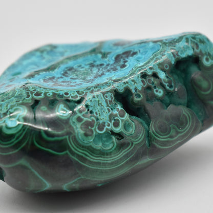 Malacolla Malachite Chrysocolla Polished Crystal Freeform from Congo - 187 grams - 1 Count - #23