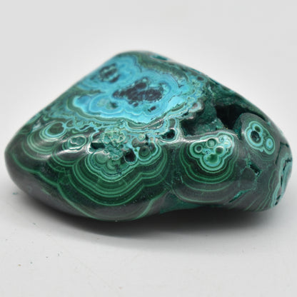 Malacolla Malachite Chrysocolla Polished Crystal Freeform from Congo - 68 grams - 1 Count - #24