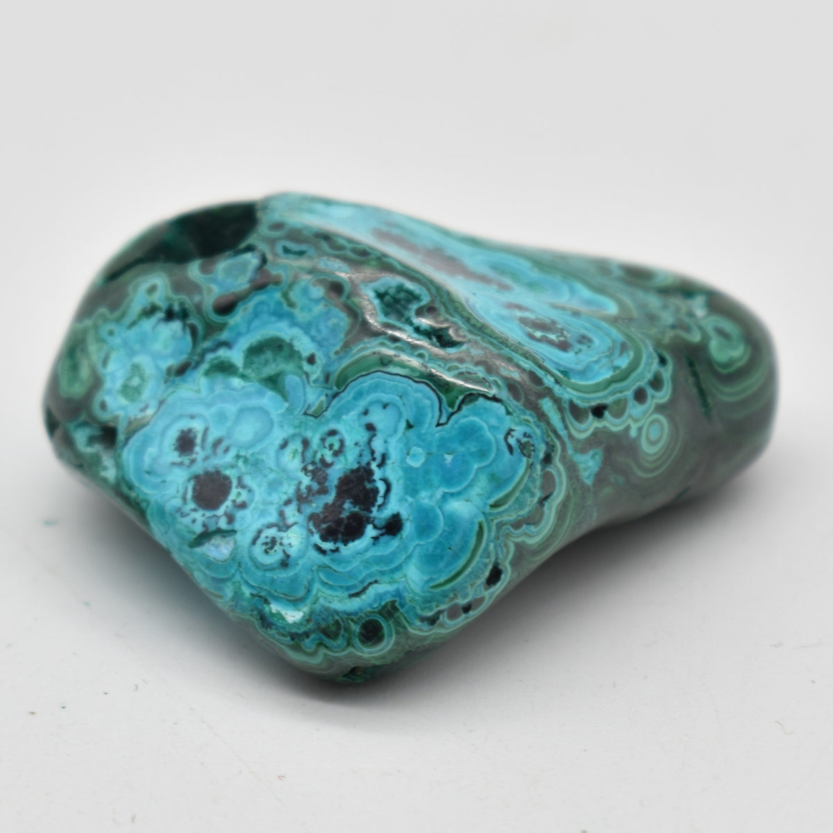 Malacolla Malachite Chrysocolla Polished Crystal Freeform from Congo - 68 grams - 1 Count - #24
