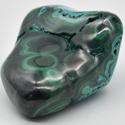 Malacolla Malachite Chrysocolla Polished Crystal Freeform from Congo - 68 grams - 1 Count - #24