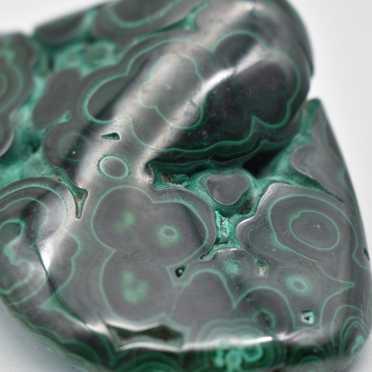 Malacolla Malachite Chrysocolla Polished Crystal Freeform from Congo - 145 grams - 1 Count - #25
