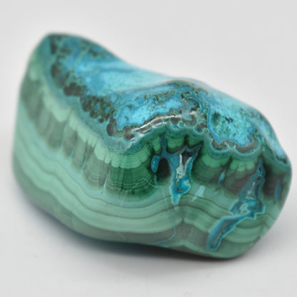 Malacolla Malachite Chrysocolla Polished Crystal Freeform from Congo - 109 grams - 1 Count - #28