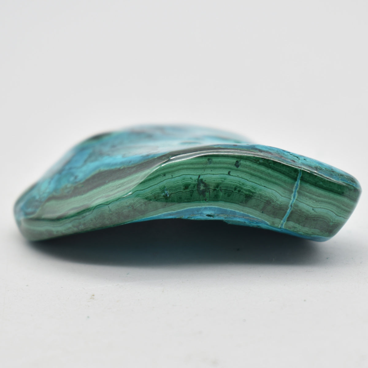 Malacolla Malachite Chrysocolla Polished Crystal Freeform from Congo - 77 grams - 1 Count - #30